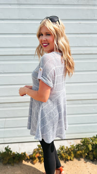 Kelsey Knit Tunic: Blue