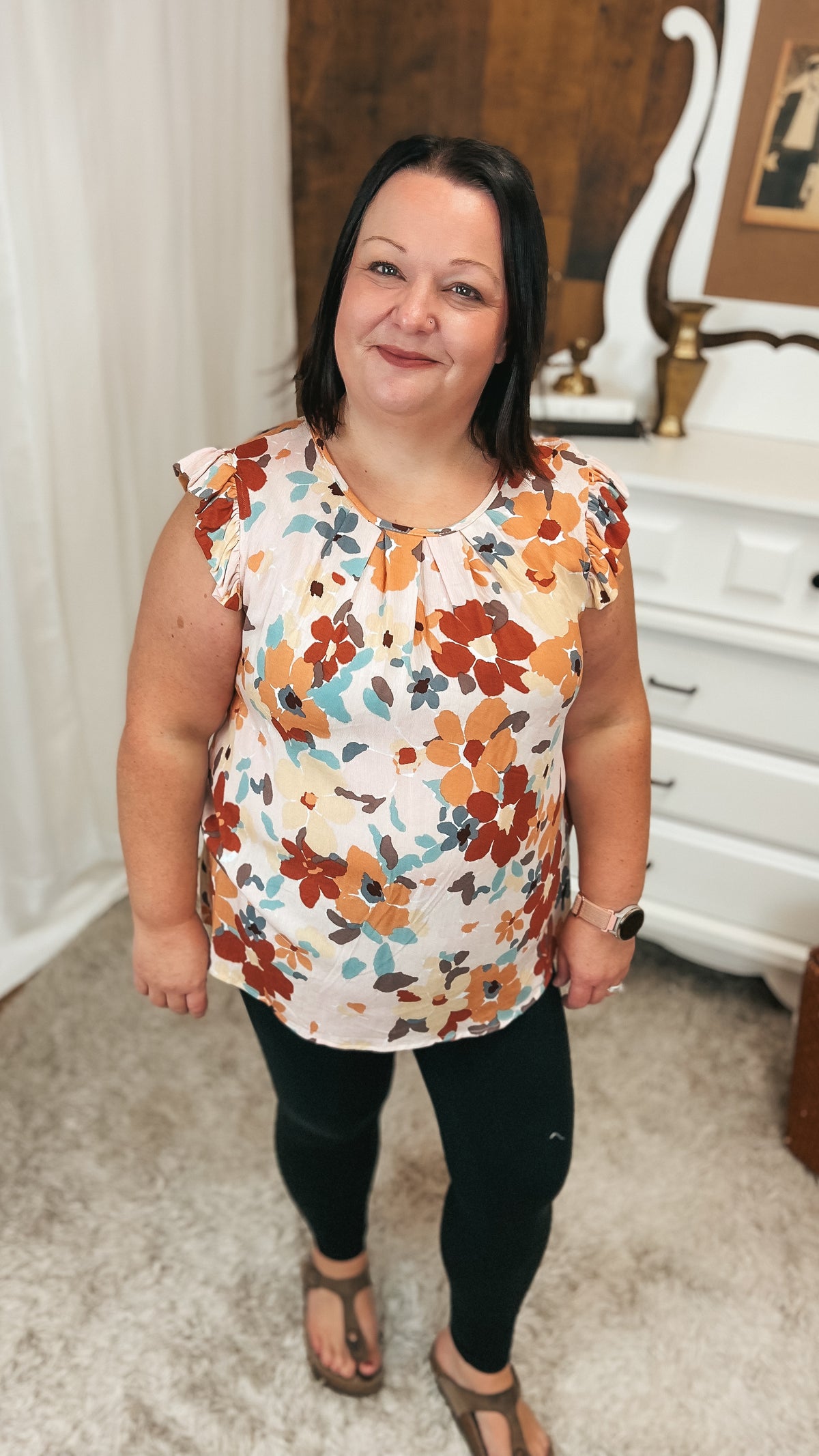 Eileen Floral Blouse | Blush