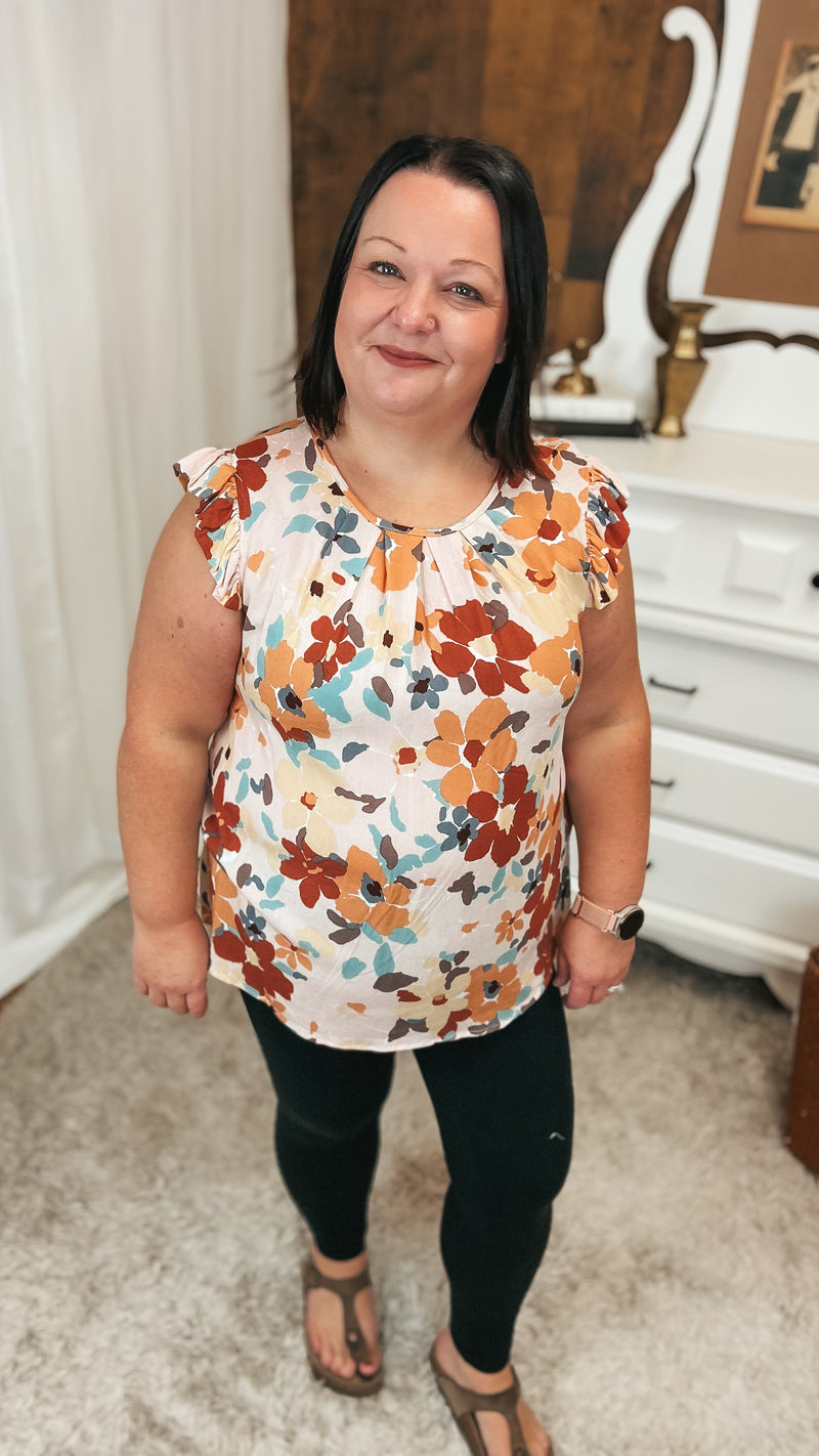 Eileen Floral Blouse | Blush