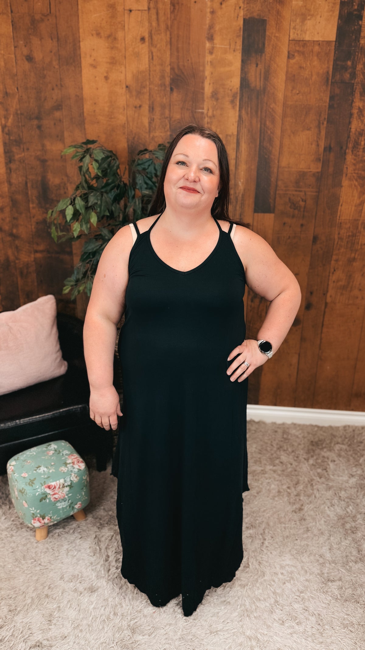 Gerri Maxi Sundress | Black