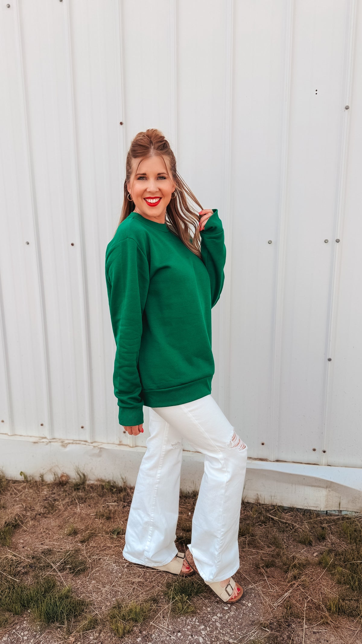 Holly Crewneck | Green