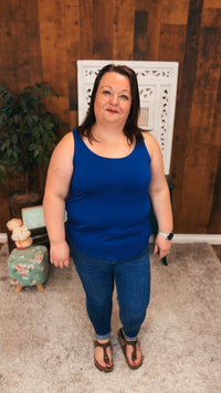 Morgan 2.0 Basic Tank Top | Blue