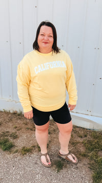 California Crewneck | Yellow