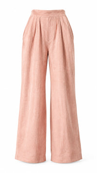 Nova Wide Leg Pants | Blush