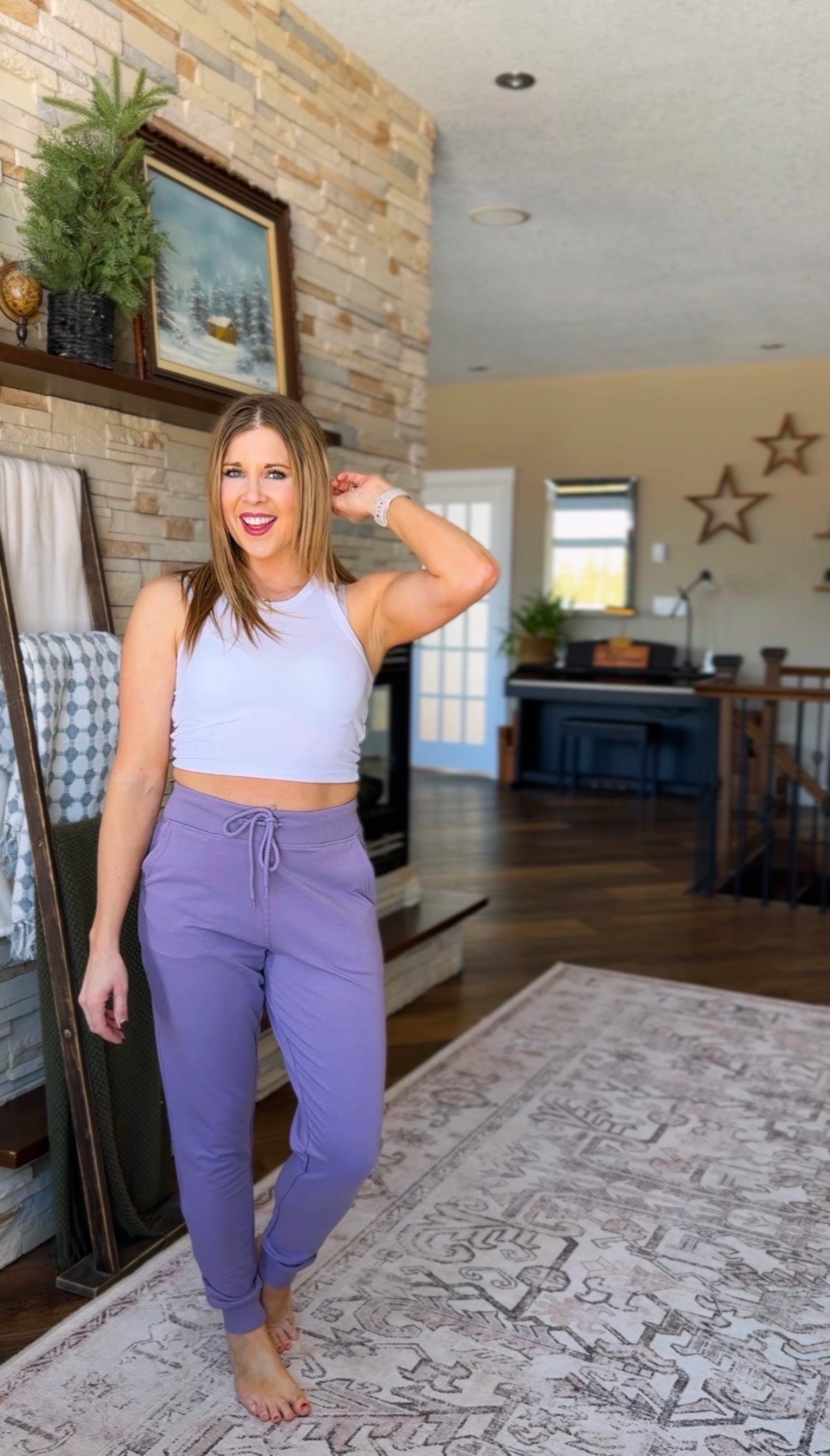 Asher Jogging Pants | Lavender