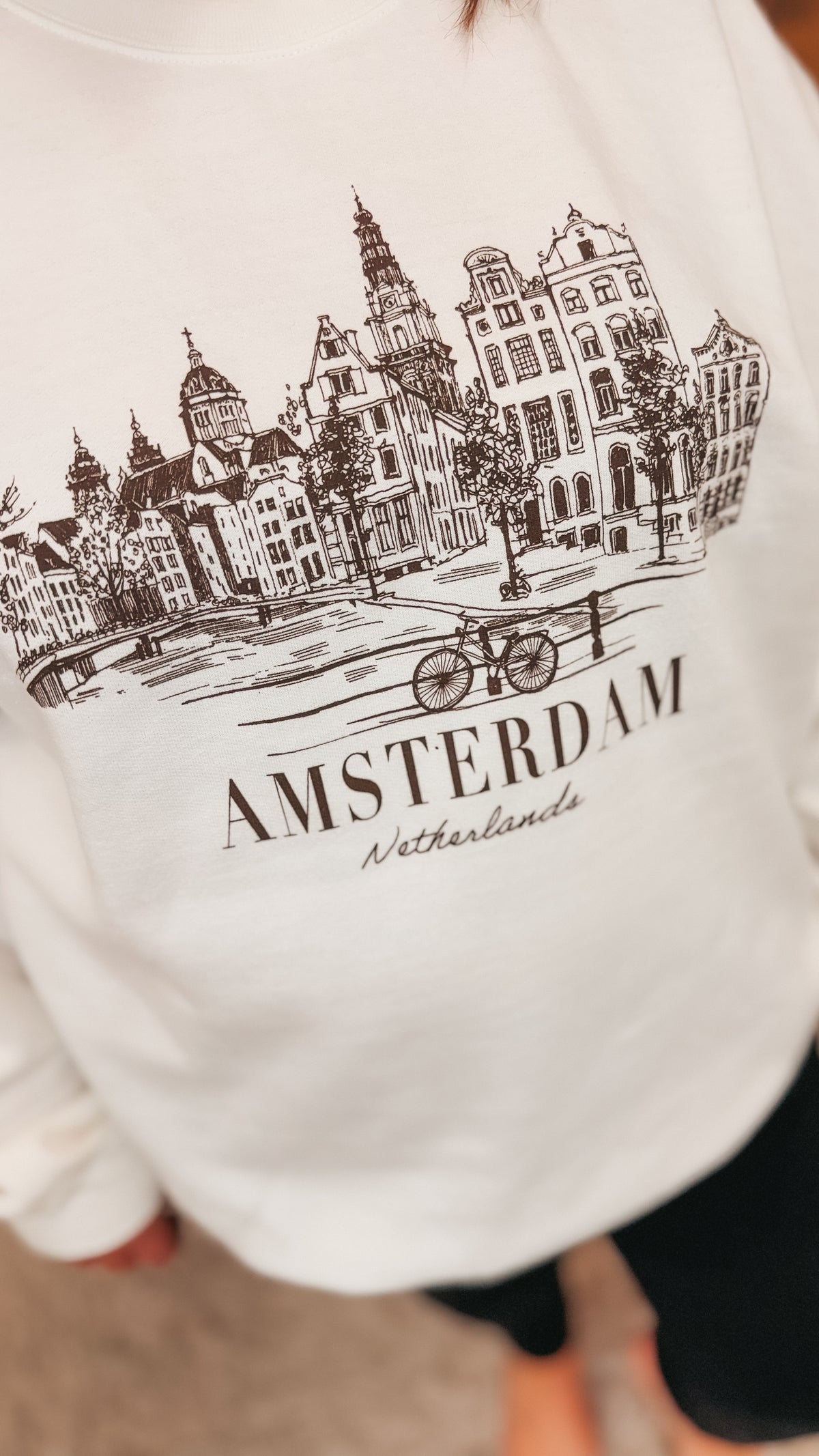 Amsterdam Crewneck | Ivory