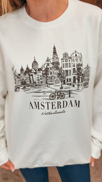 Amsterdam Crewneck | Ivory