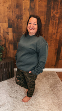 Janine Jogging Pants | Army