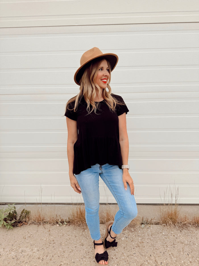 Belle Panama Hat | Camel & Olive