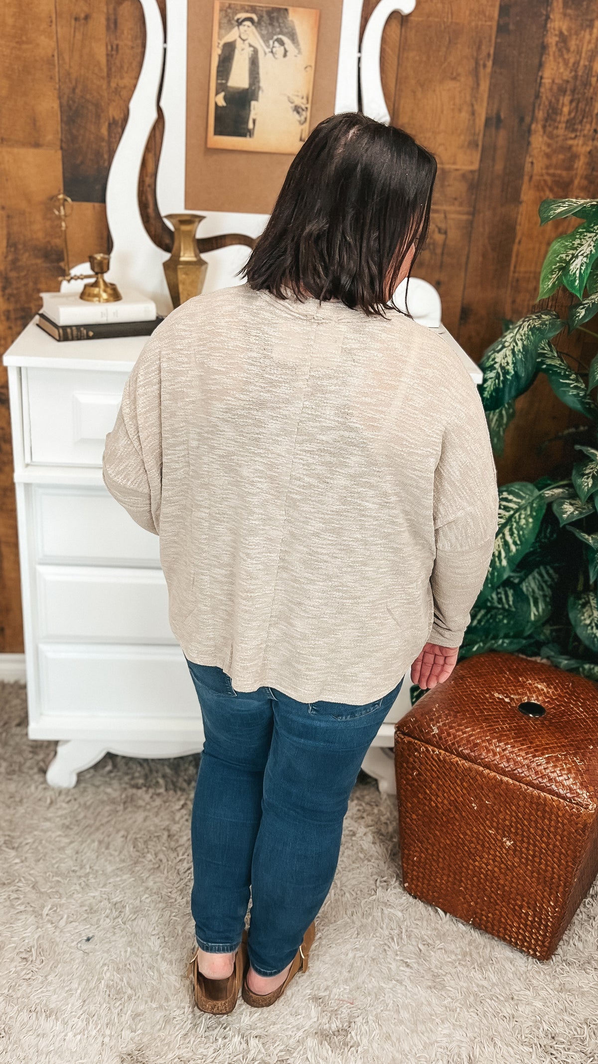 Kimberly Knit Top | Taupe