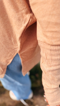 Kaylee Ottoman Top | Taupe