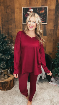 Skylar Lounge Set 3.0 | Cabernet