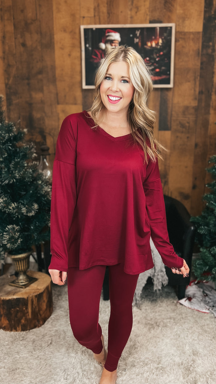 Skylar Lounge Set 3.0 | Cabernet