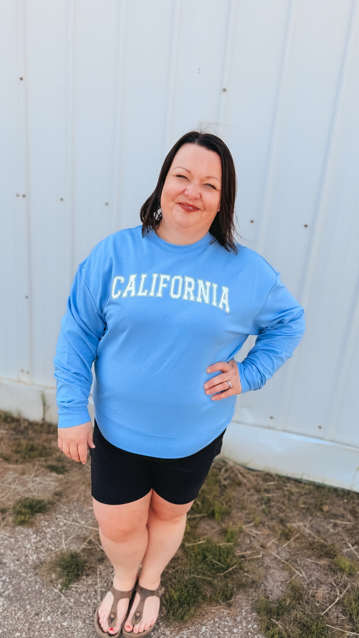 California Crewneck | Blue