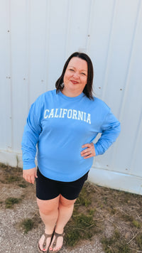California Crewneck | Blue
