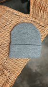Asher Beanie Hat: Grey
