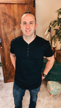 James Henley Tee: Black