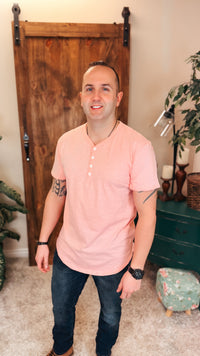 James Henley Tee: Salmon