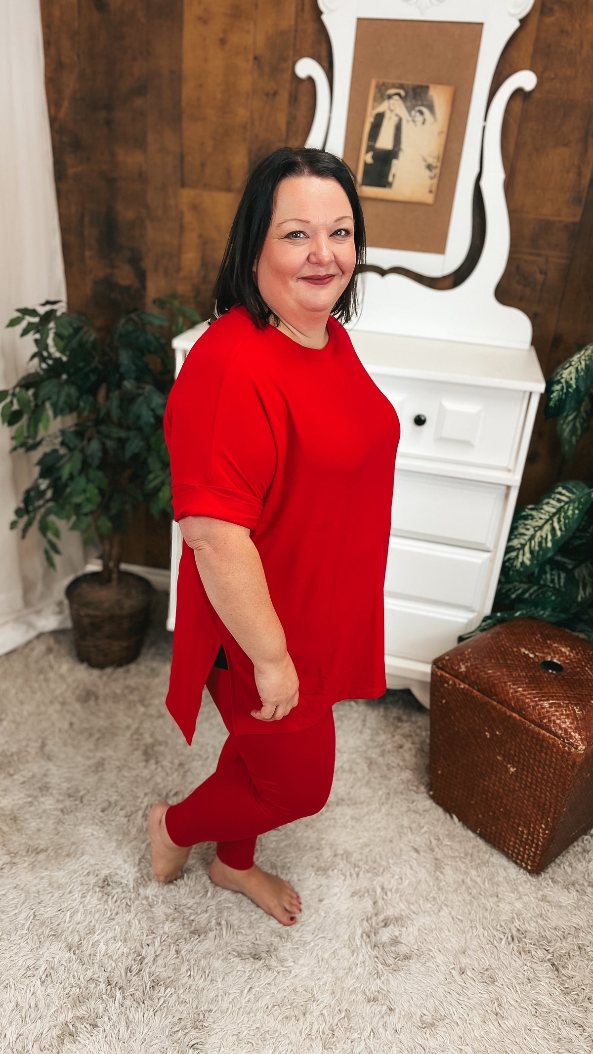 Skylar Lounge Set 2.0: Ruby Red