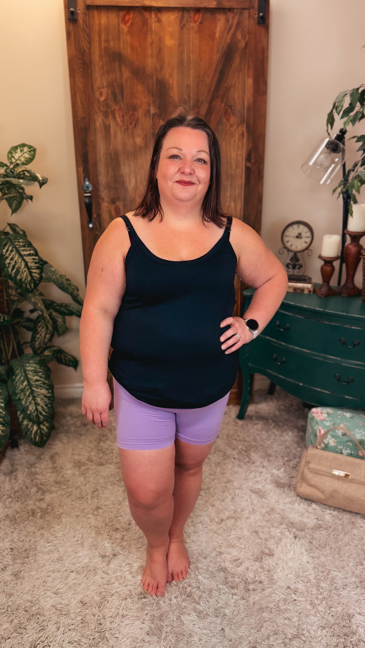 Christa Biker Shorts | Lavender