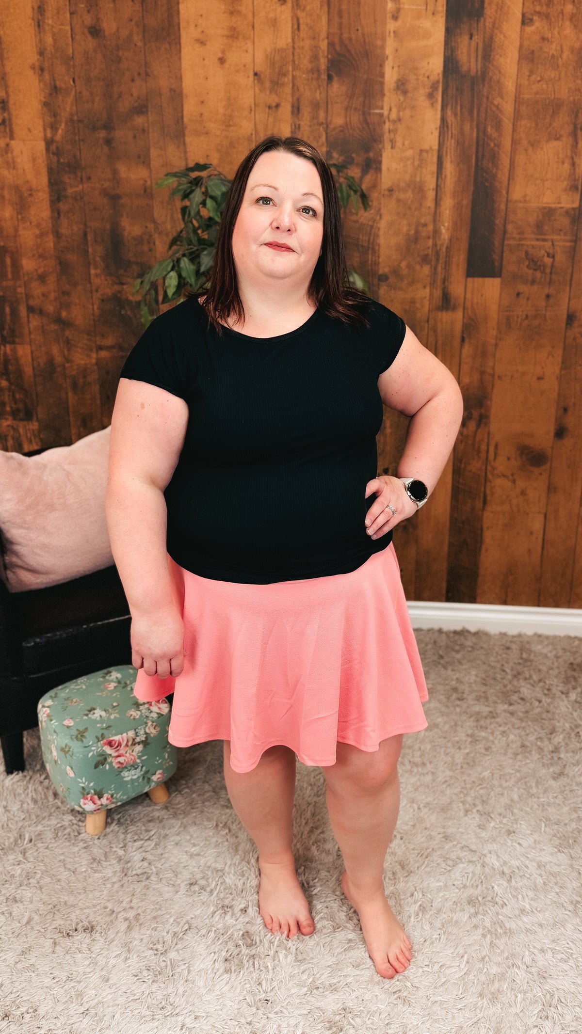 Cassandra Skort | Baby Pink