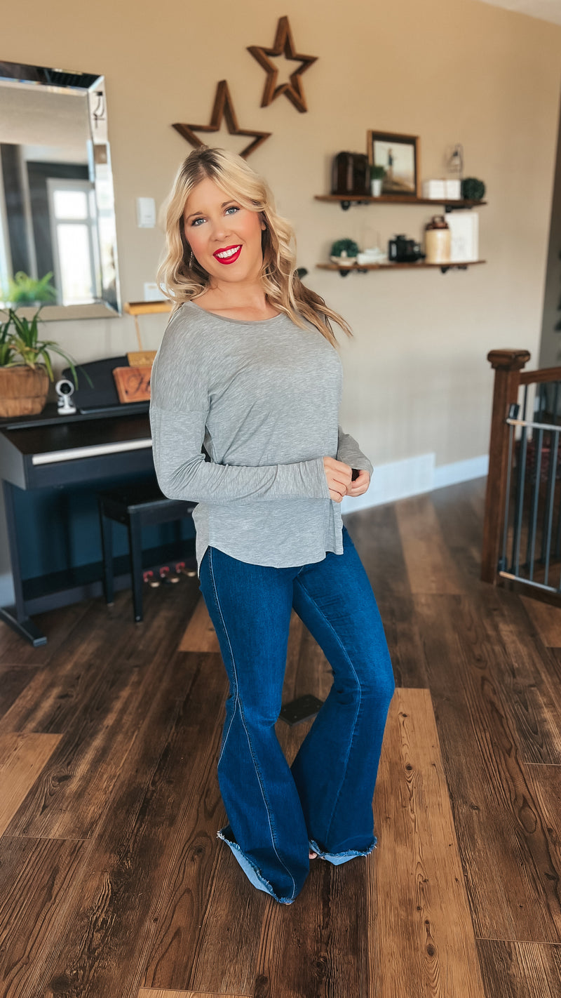 Lauralee Long Sleeve | Grey