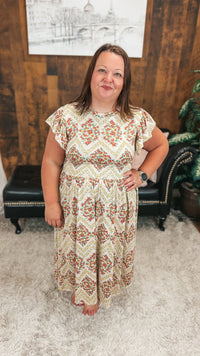 Victoria Floral Sundress: Vintage