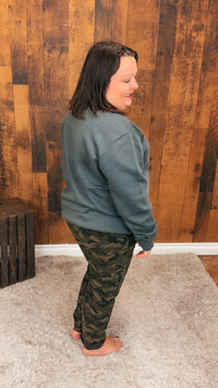 Janine Jogging Pants | Army