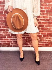 Anna Panama Hat | Camel