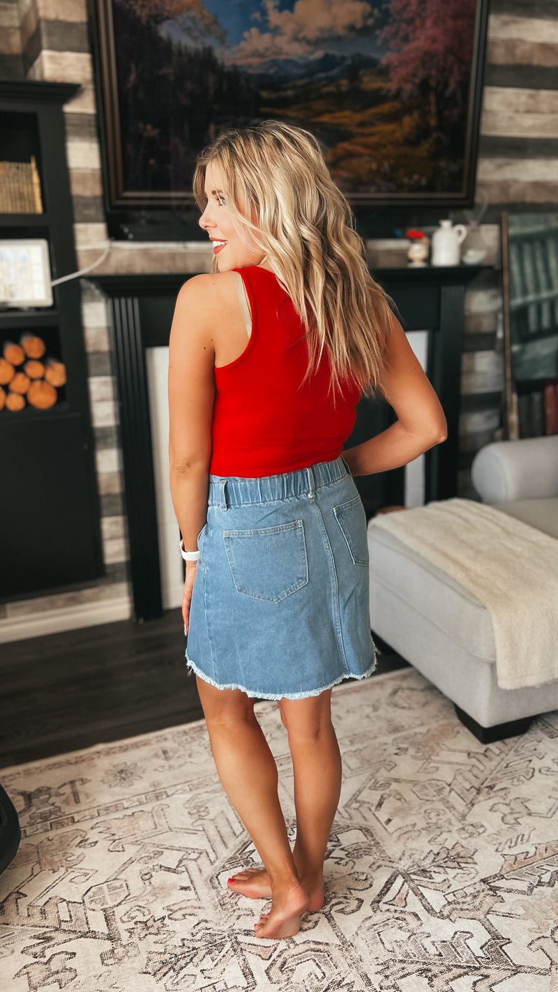 Laney Denim Skirt