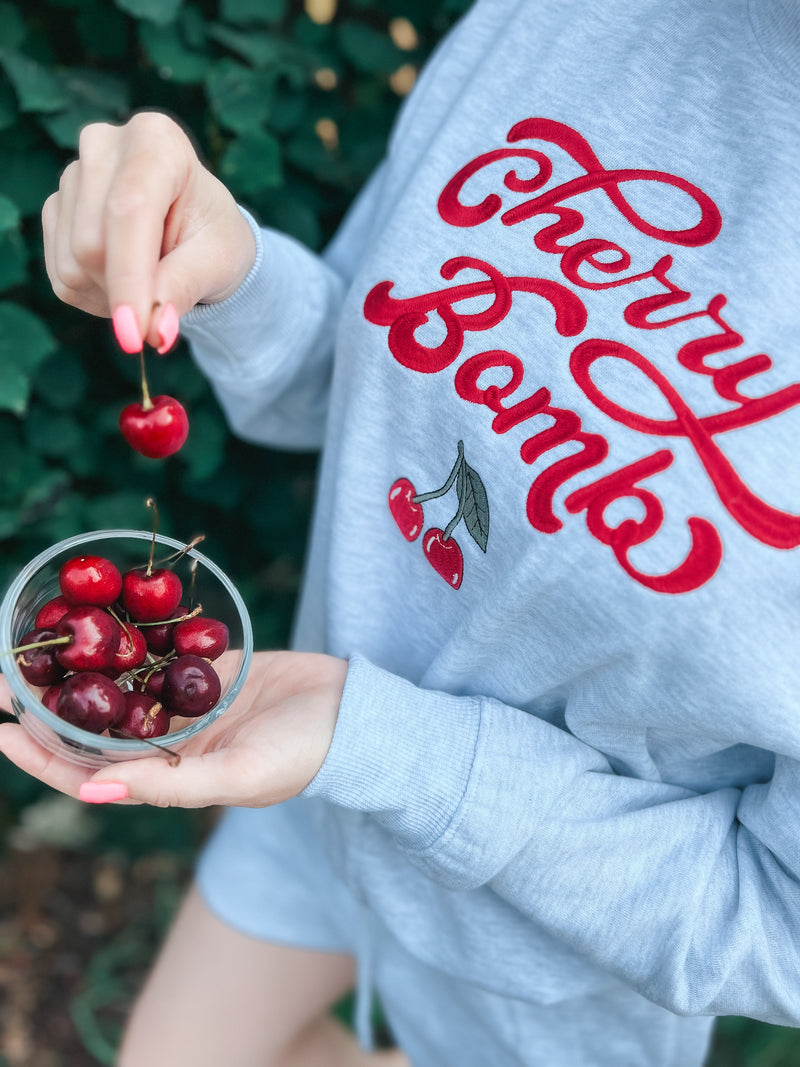 Cathy | Cherry Bomb Graphic Sweatshirt