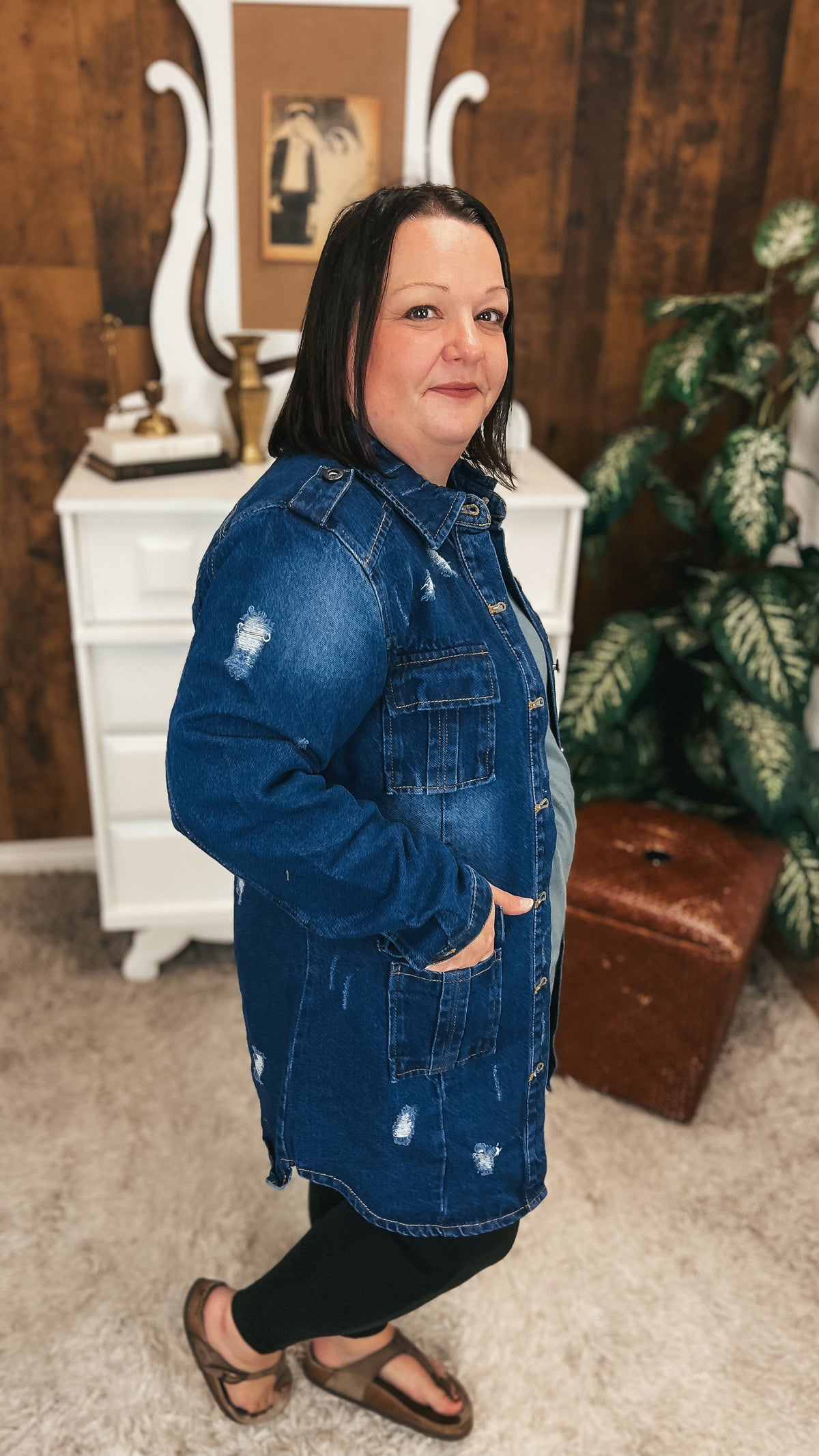 Tammy Denim Jacket | Dark Blue