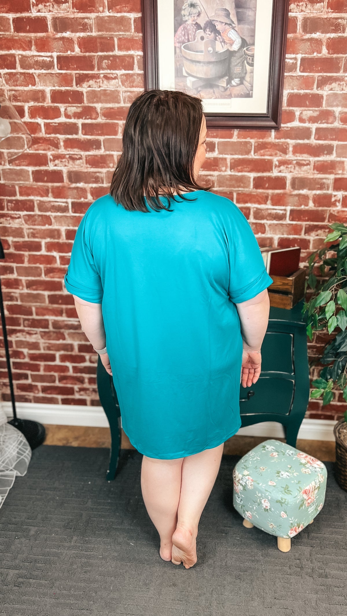 Skylar Short Set: Teal