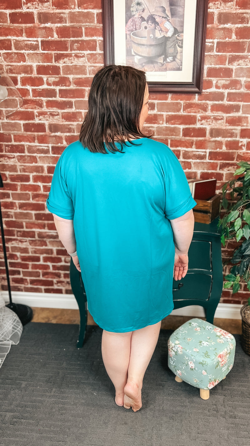 Skylar Short Set: Teal