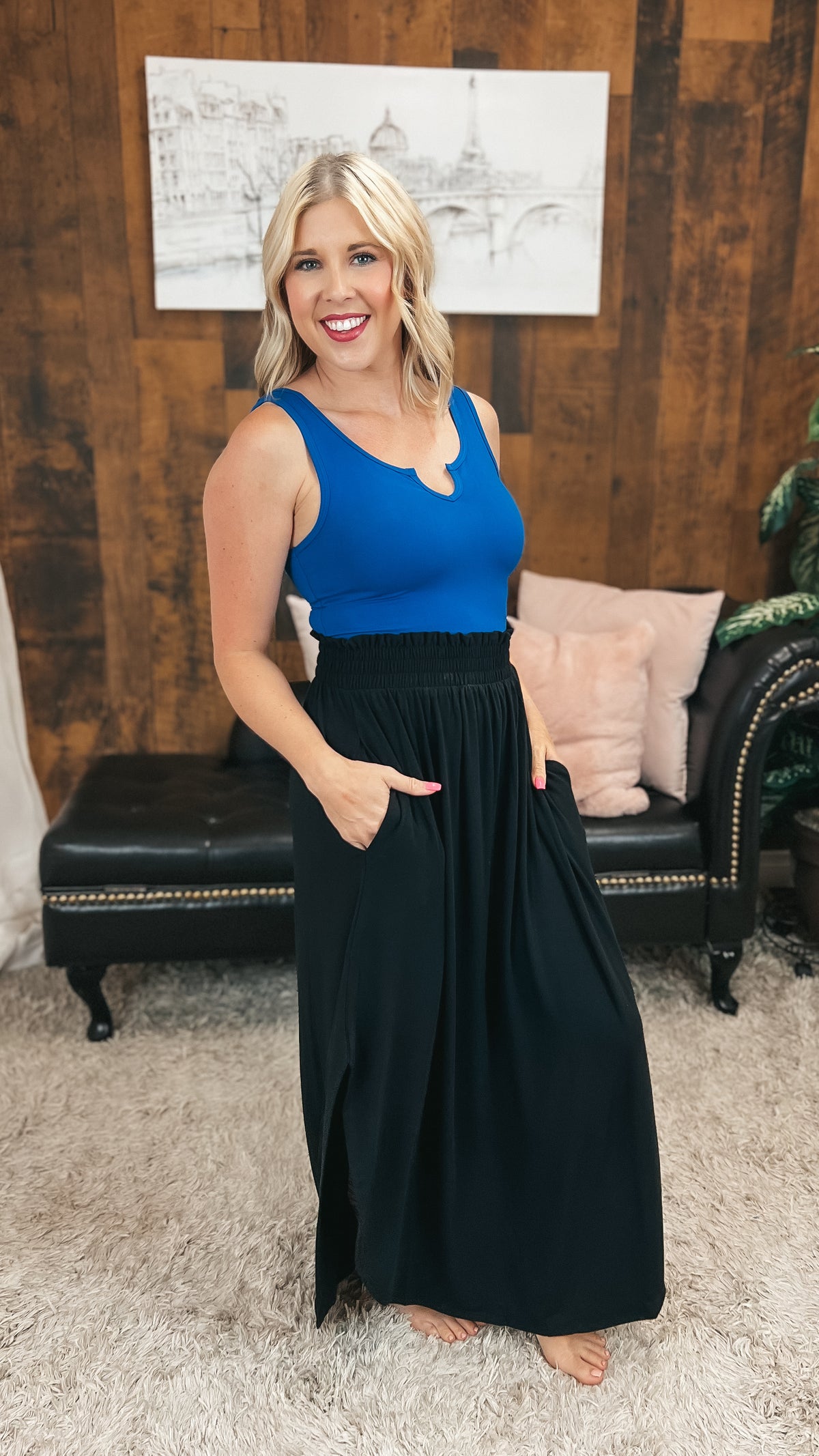 Michelle Maxi Skirt | Black