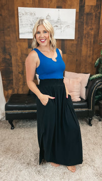 Michelle Maxi Skirt | Black