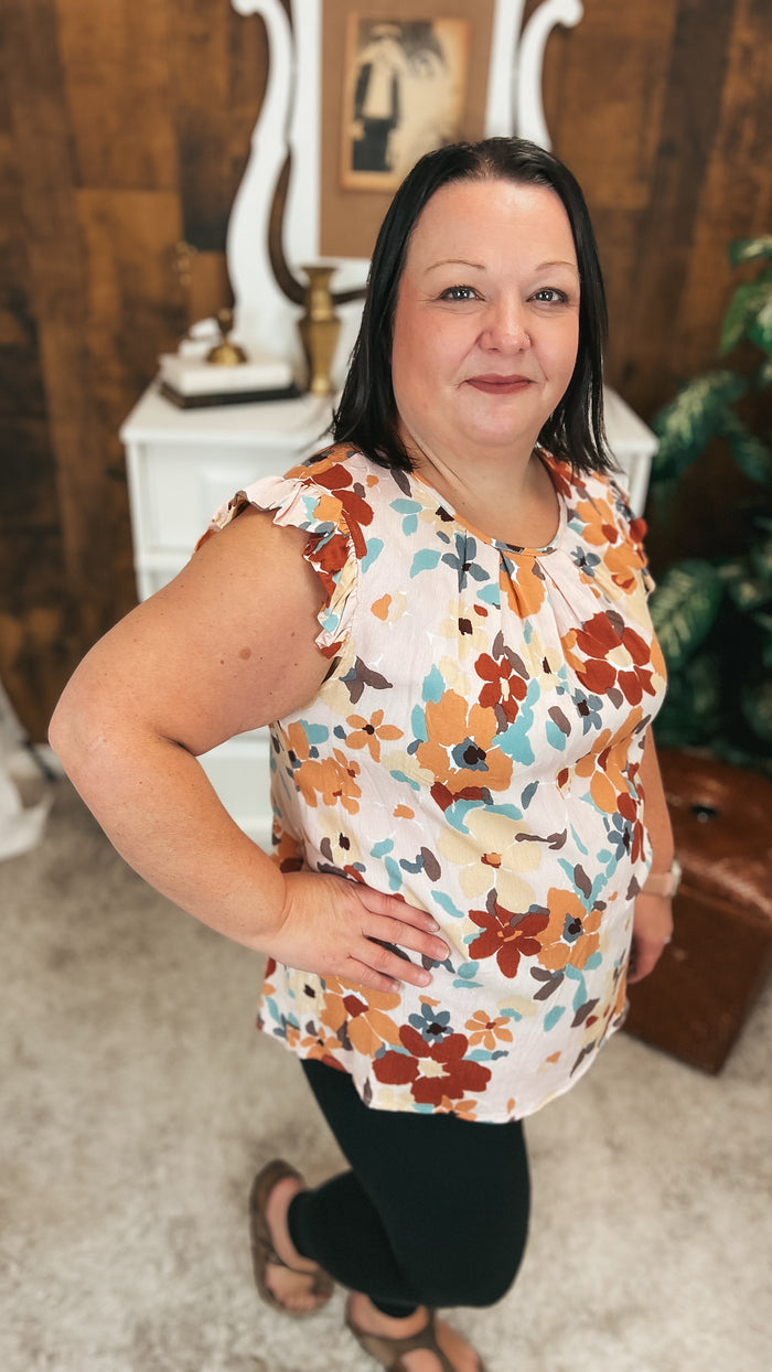 Eileen Floral Blouse | Blush