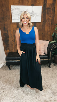 Michelle Maxi Skirt | Black