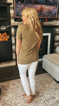 Sandy Basic Tee | Khaki
