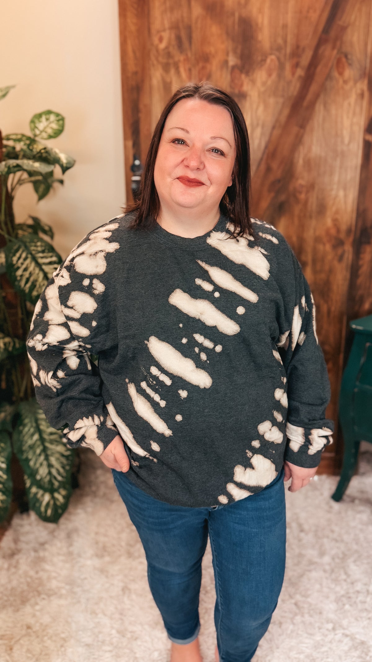 Shelley Bleached Sweatshirt