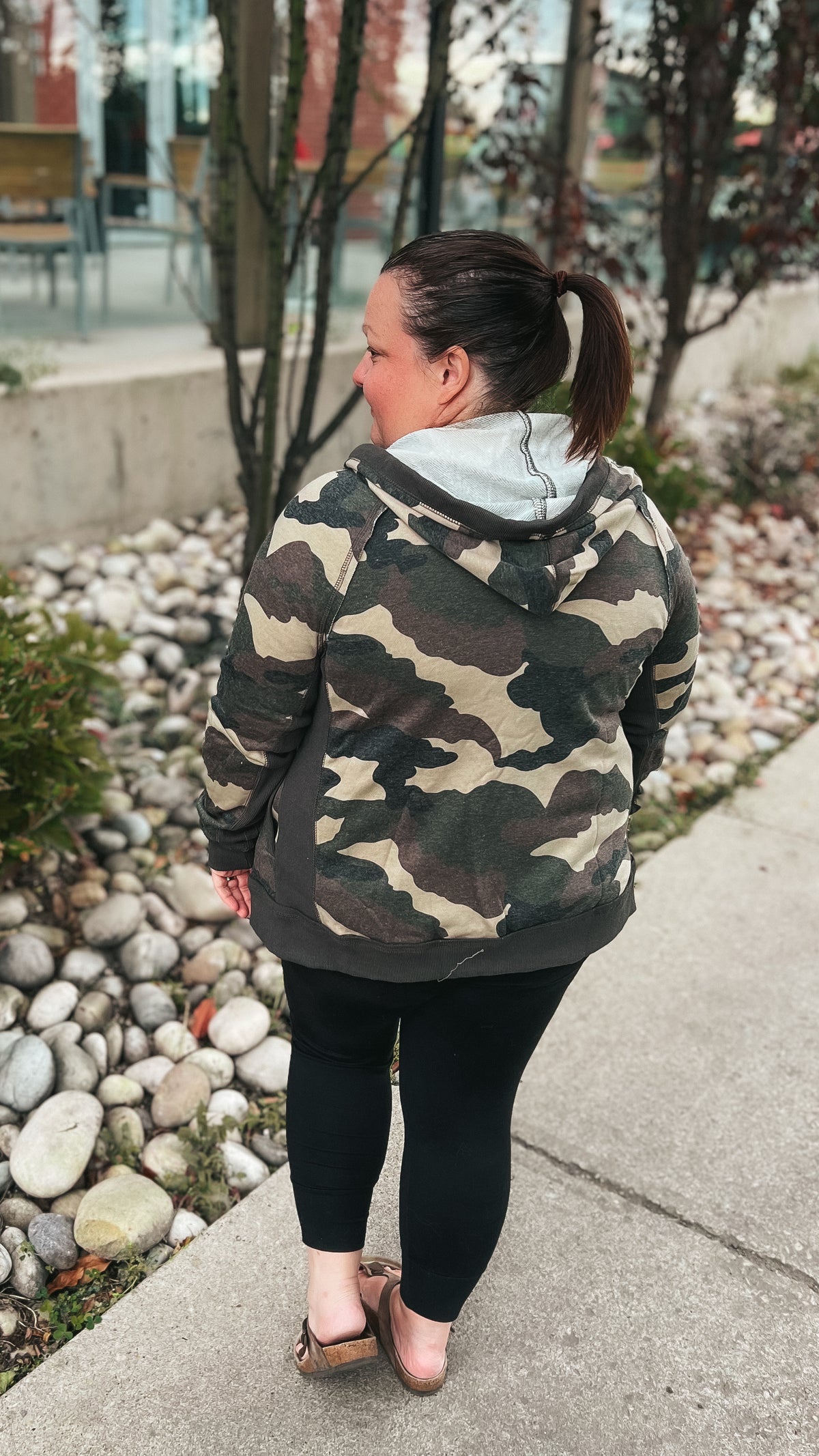 Andrea Camo Zip Hoodie *SALE*