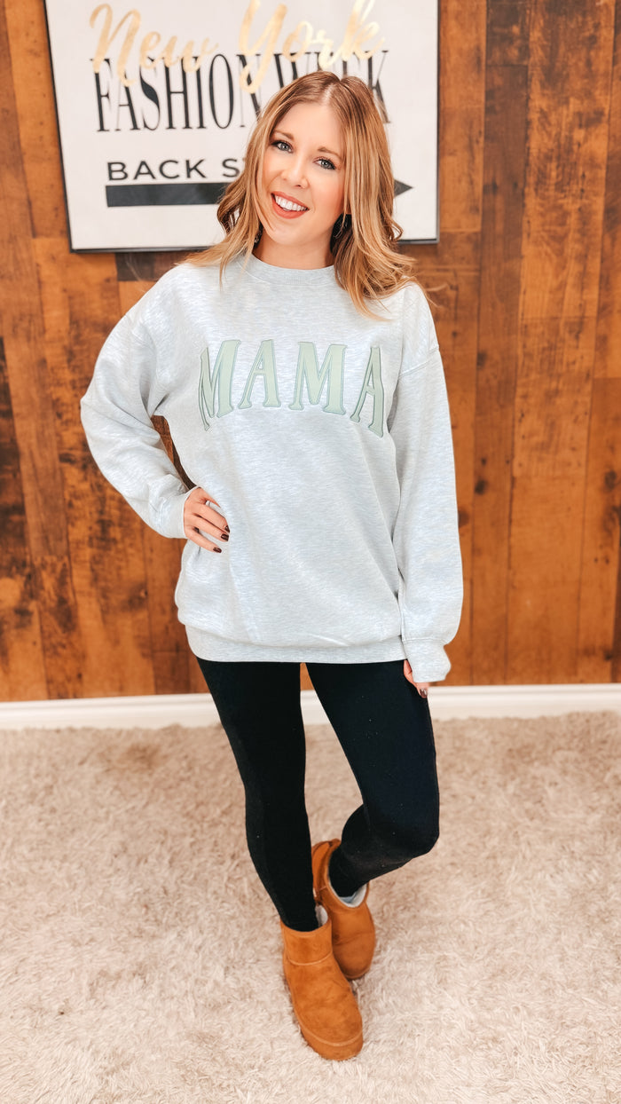 Mama Sweatshirt | Heather Grey