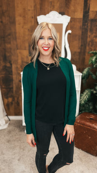Sherry Cardigan 2.0 | Hunter Green