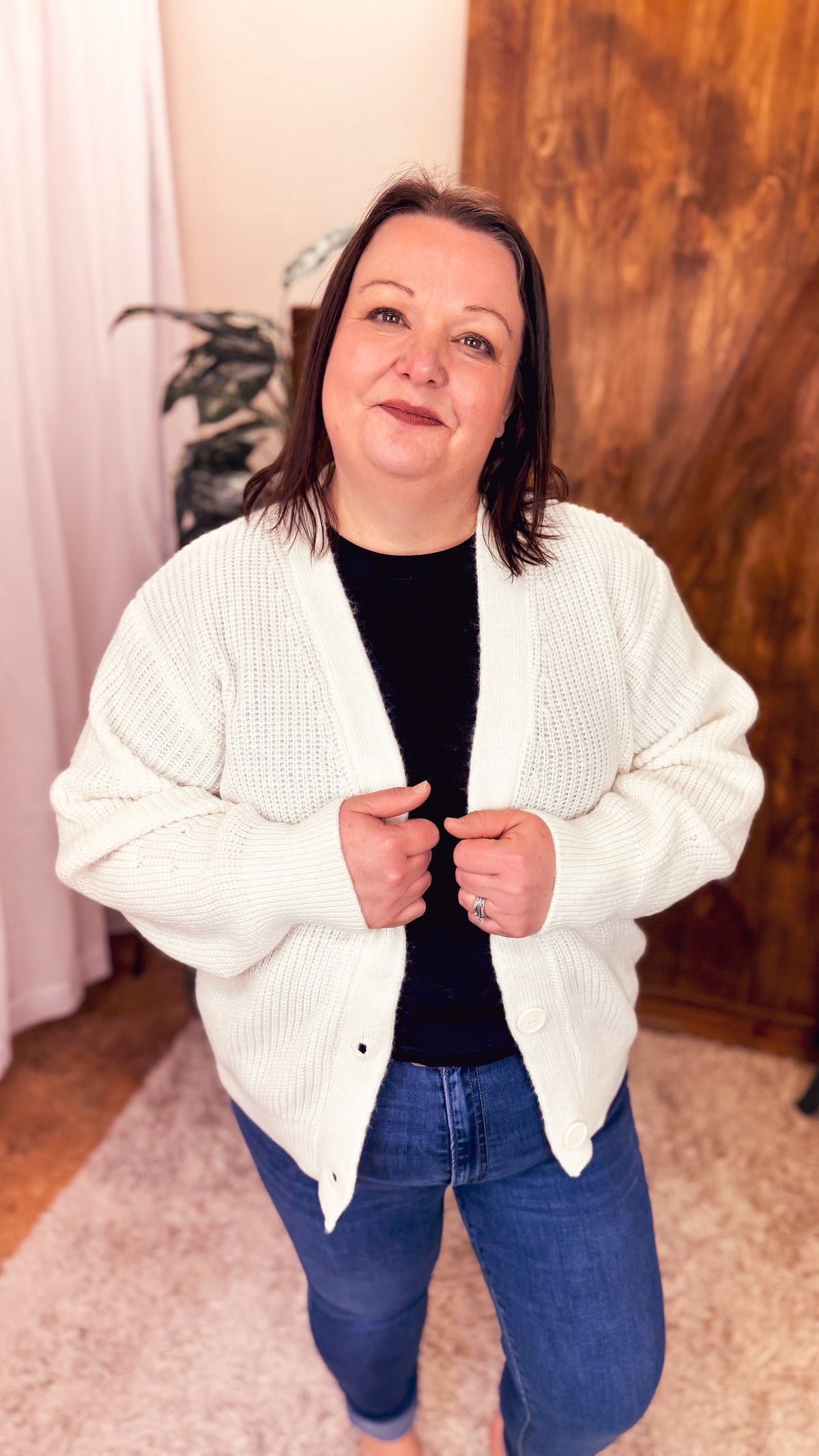 Audrey Knit Cardigan | Cream