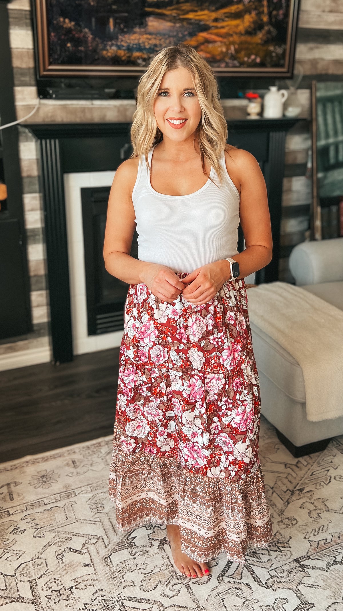 Kyrah Floral Skirt