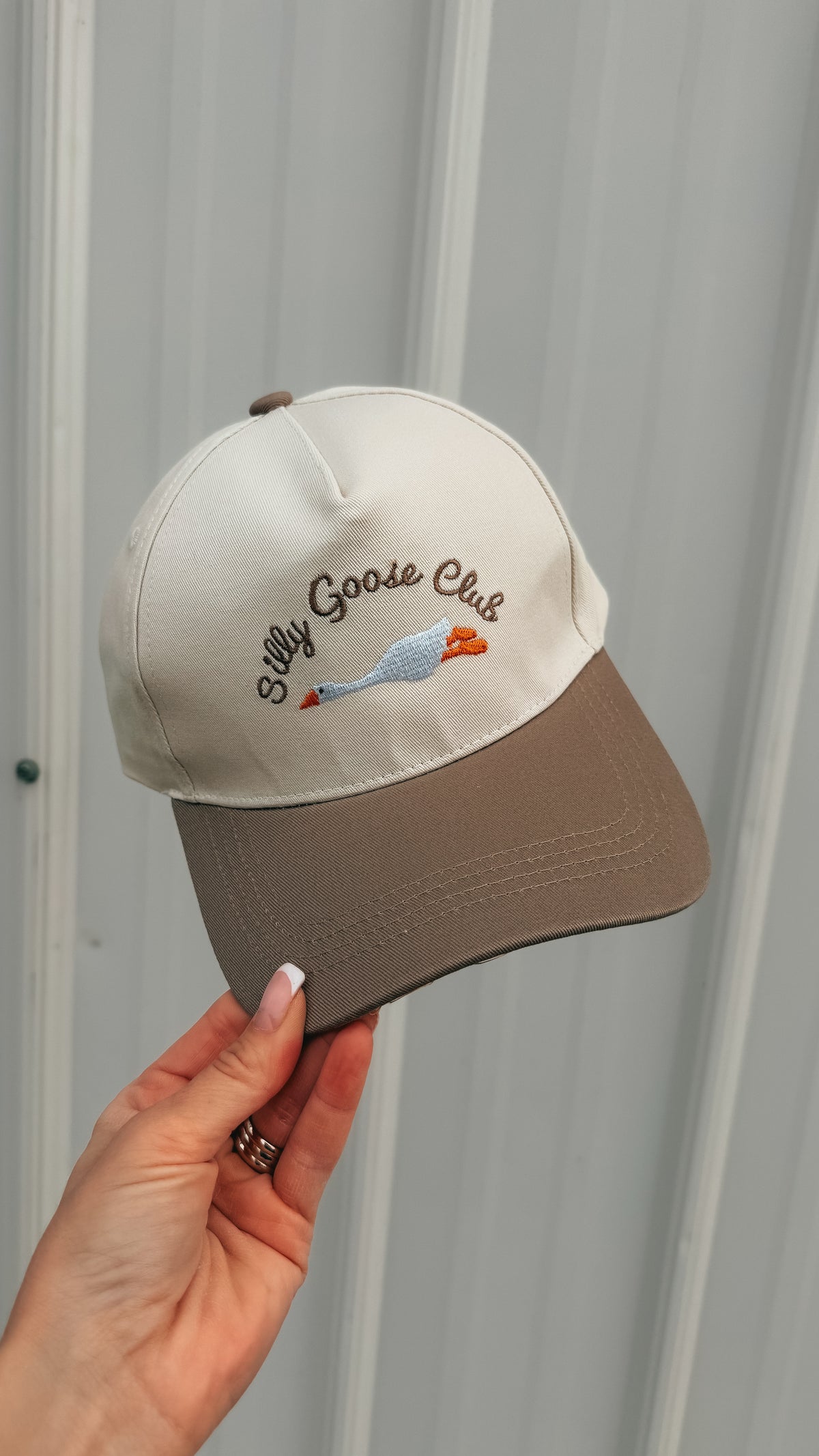 Silly Goose Club Baseball Hat | Mocha