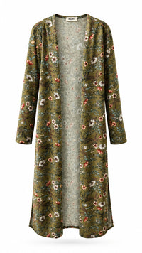 Kendal Floral Duster Cardigan | Floral Olive