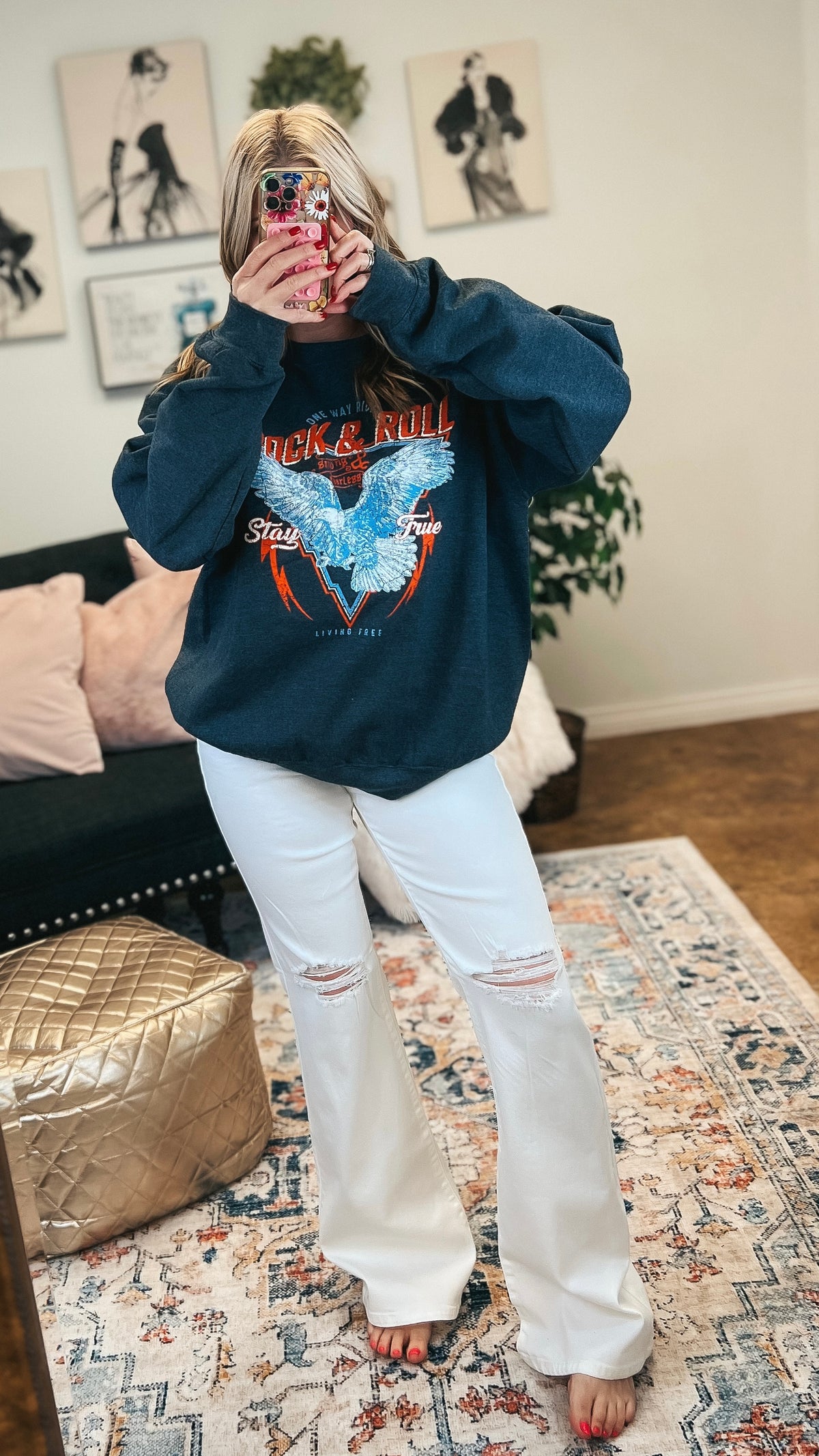 Rock & Roll | Graphic Sweatshirt