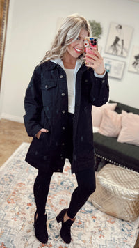 Macy Denim Jacket | Black