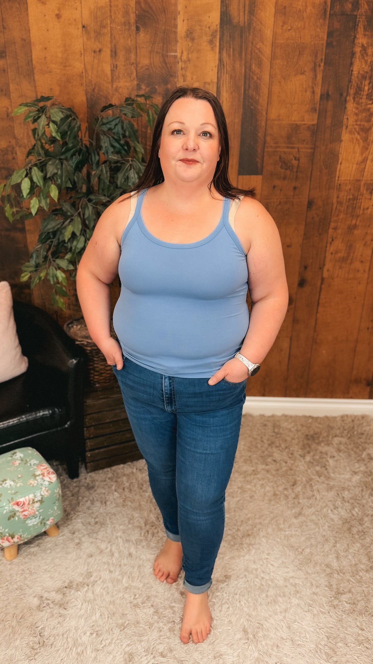 Sabrina Tank Top | Powder Blue